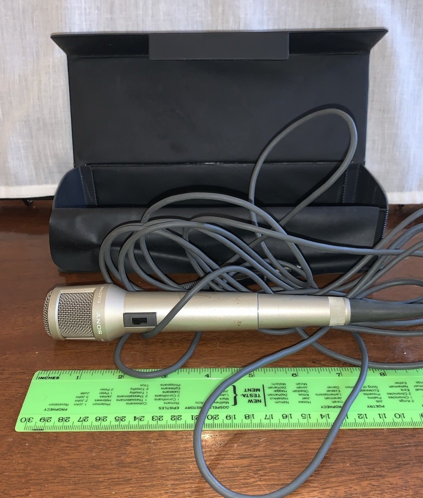 SONY ELECTRET CONDENSER MICROPHONE ECM 220 ~ IN BOX