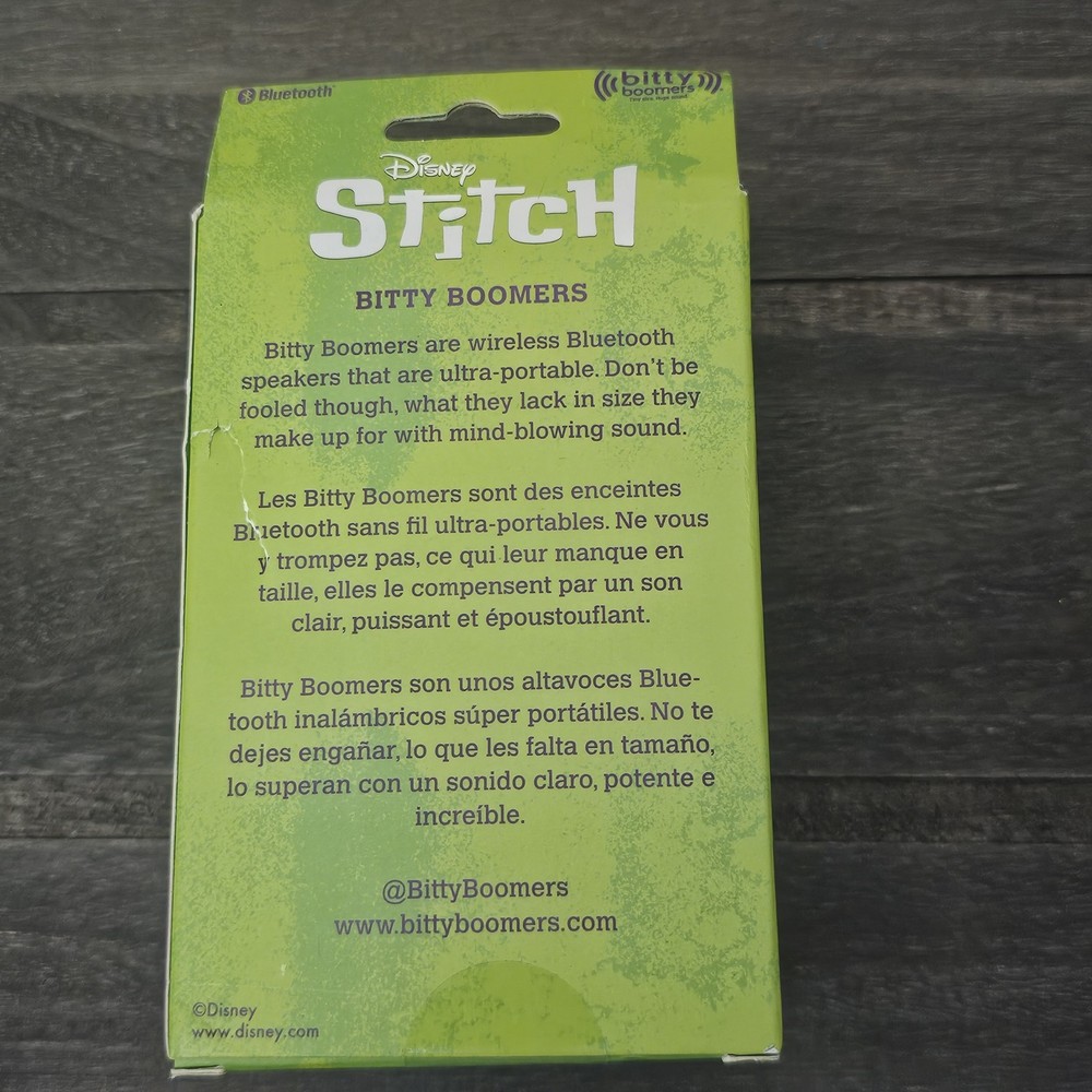 Disney Stitch Bitty Boomers Bluetooth Speaker