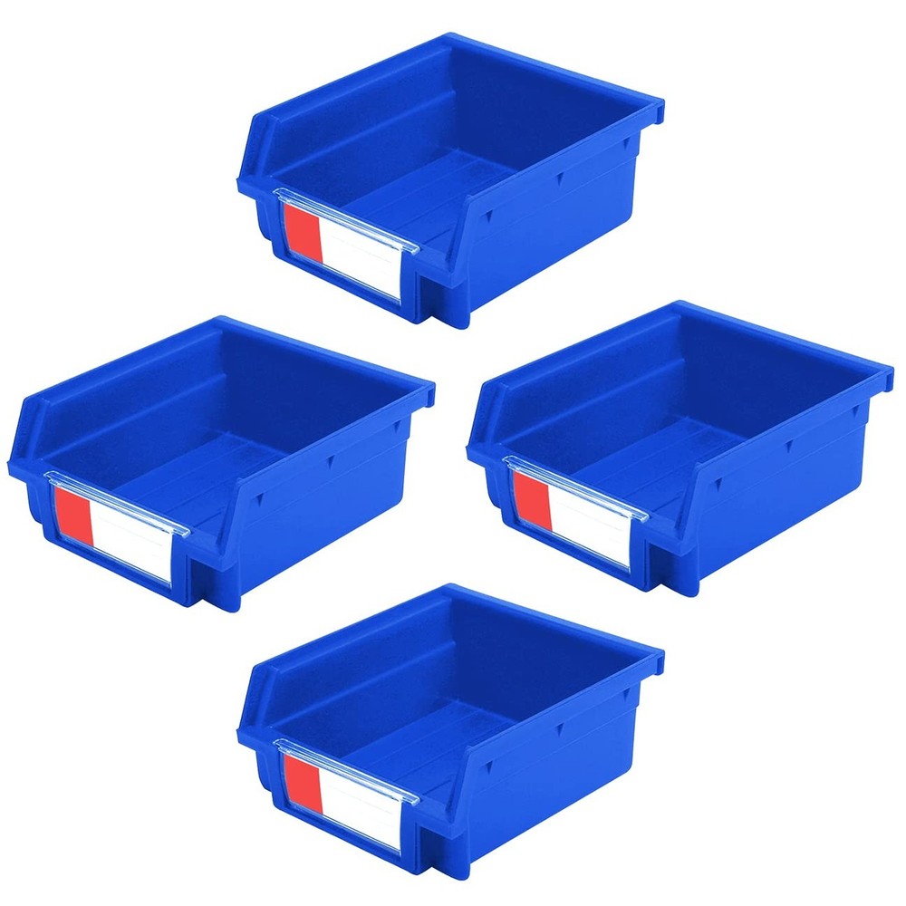 Heavy Duty Storage Bin Set & Steel Panel for Hanging Bin, Bench Mountable Ste...