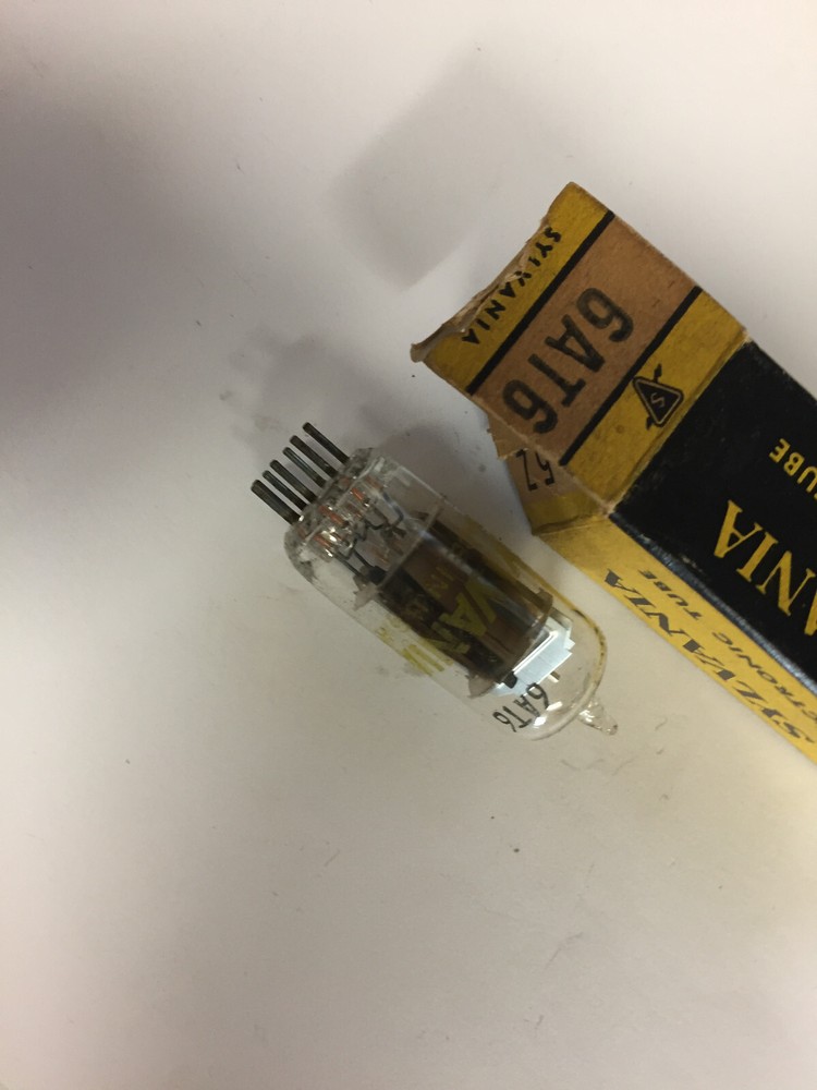 6AT6 SYLVANIA TUBE  NOS