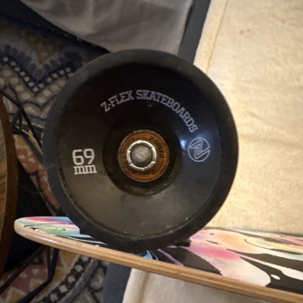 Z-Flex Complete Longboard Cruiser Skateboard 69mm Wheels Multicolor Deck
