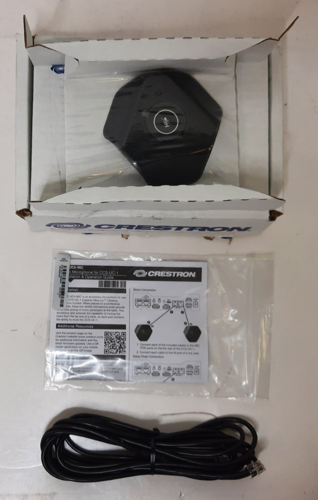 Crestron CCS-UCA-MIC Microphone Pod - New Open Box