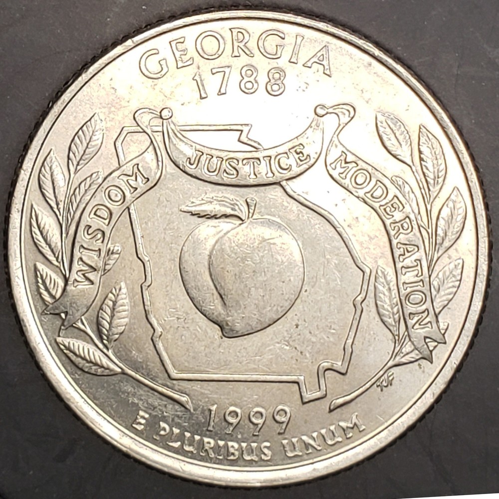 1999-D Georgia State Quarter BU Mint State