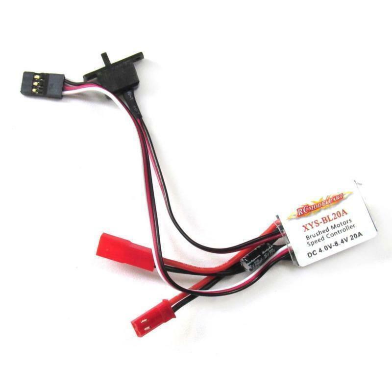 20A Brushed Motor Speed Controller 1-2S RC ESC BEC 5V 1A PPM Without Brake