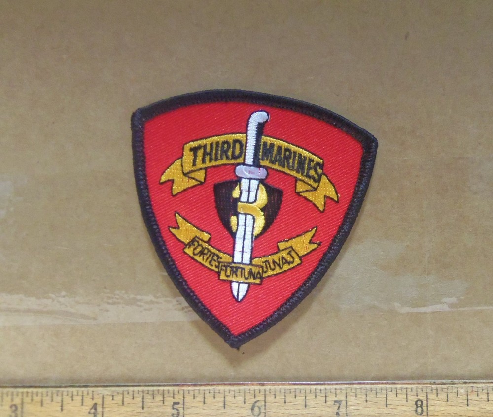 US Marine Corps - 3rd Marine Regiment Embroidered Patch