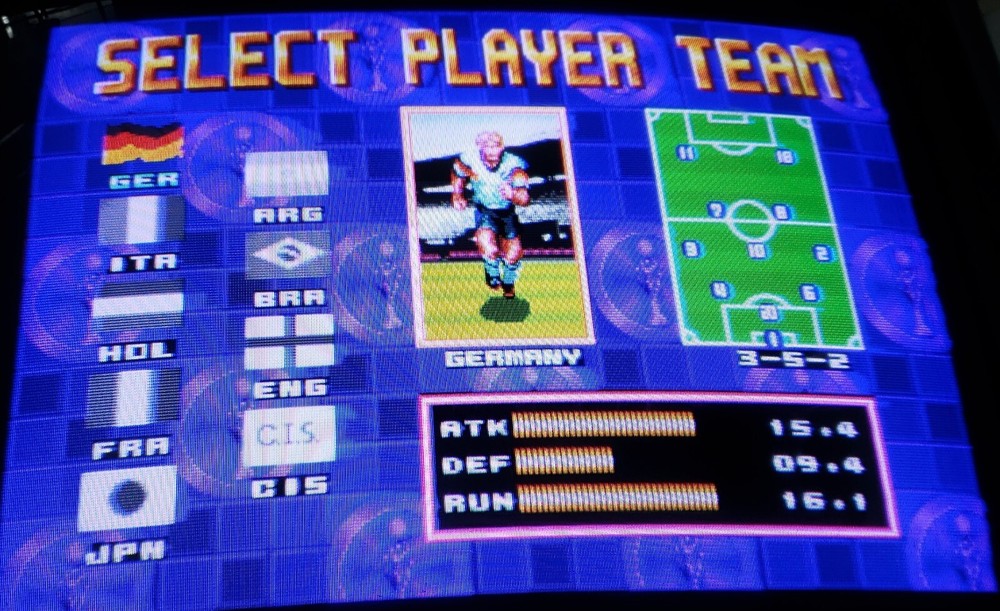 Grand Striker Human Cup Arcade Video Game PCB Human 1993