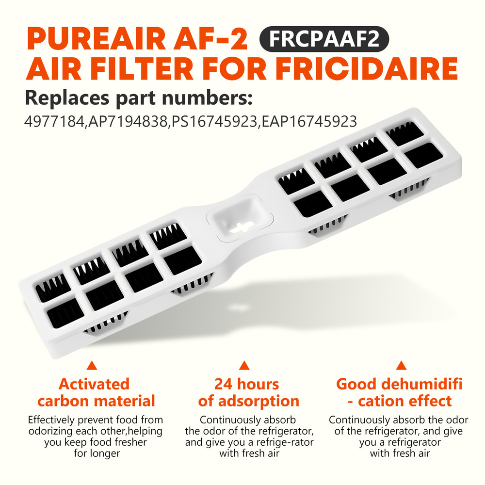 4 PACK FOR Frigidaire FRGPAAF2 PureAir AF-2 GRFC2353AF Air Filter Replacement
