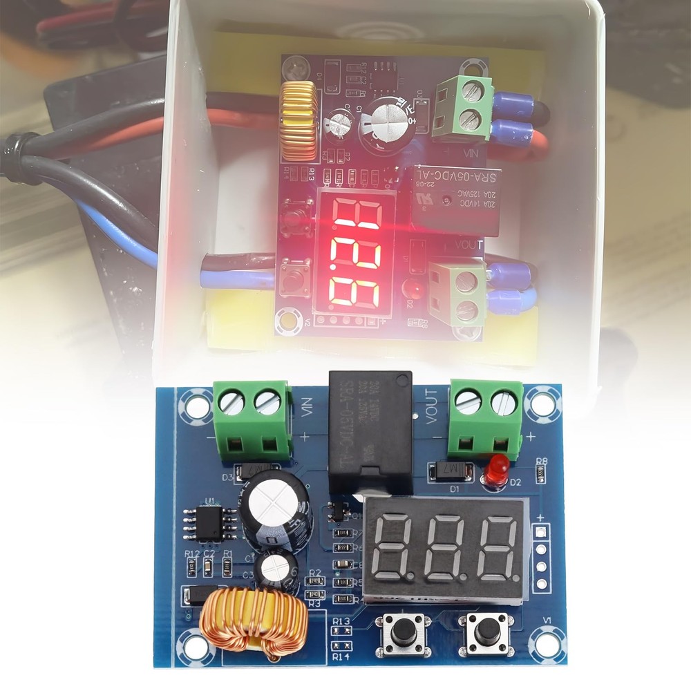 2pcs XH-M609 Battery Low Voltage Disconnect Module Low Voltage Cut Off with D...