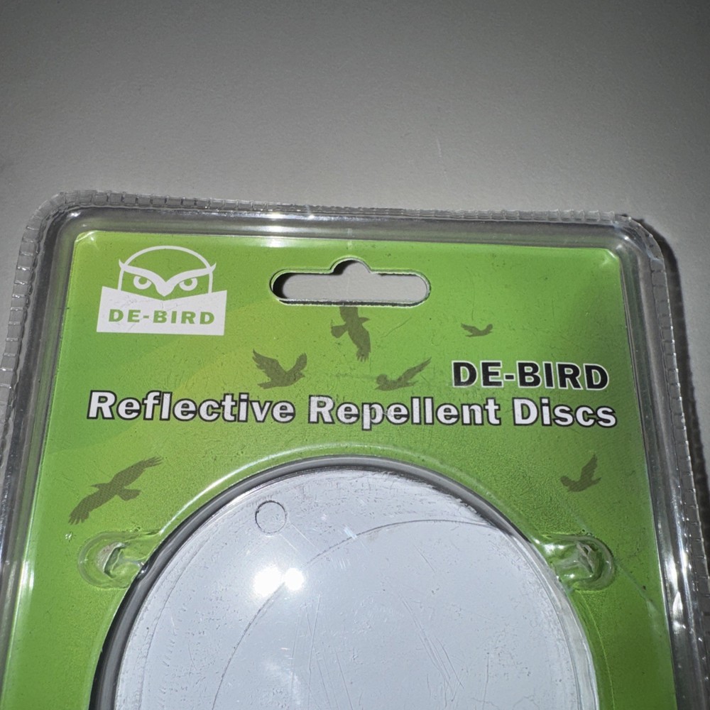 De-Bird Reflective Repellent Discs 16 New