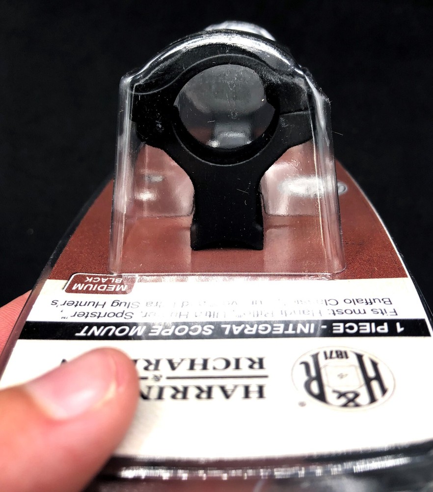 H&R Integral Scope Mount 1-pc Base & Rings Black 72924 - Medium Black