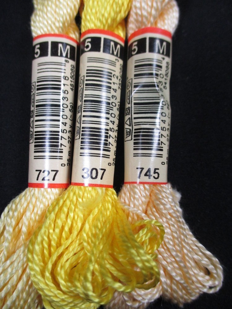 Perle Floss Lot #2 - 18 DMC #5 Perle Floss/Thread - No Duplicates