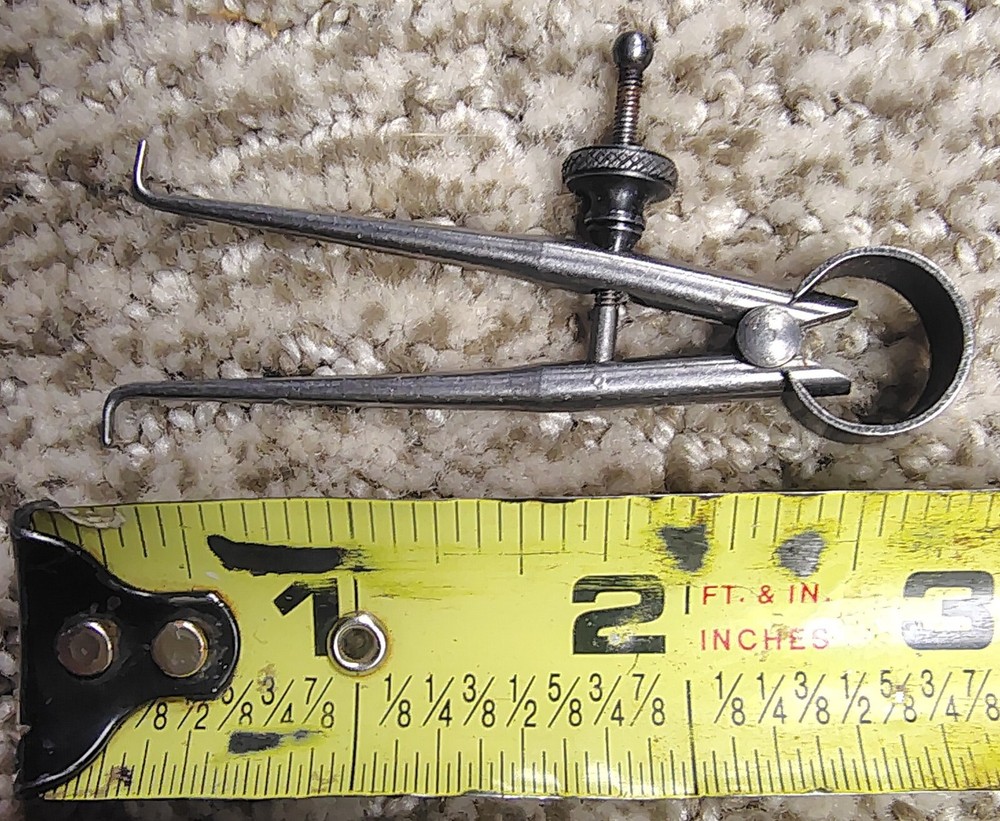 🗽 VINTAGE MINI 2-1/4" ID CALIPER