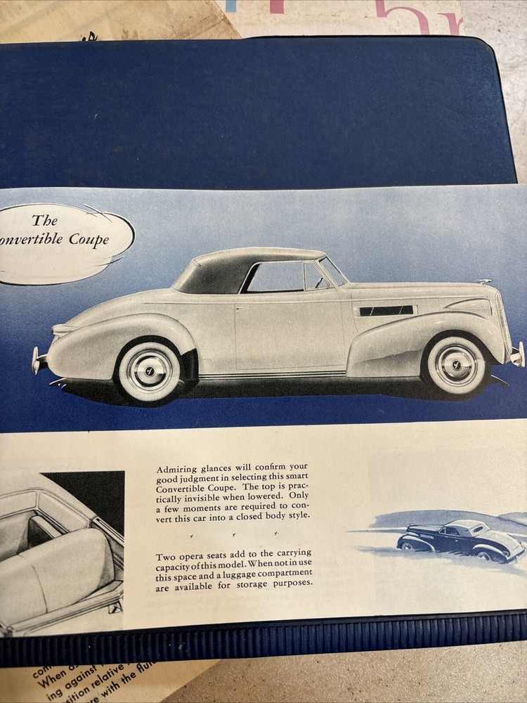 1938 La Salle Sales Brochure