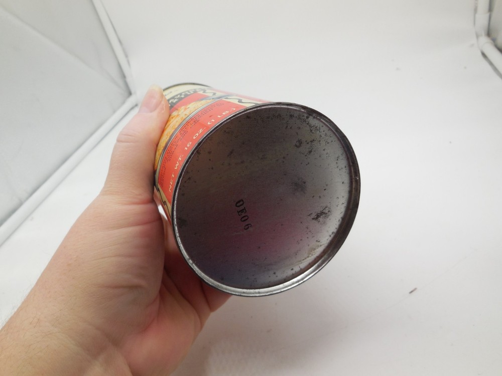 Vintage McNess Chocolate & Cocoanut Flavored Dessert Mixture Tin