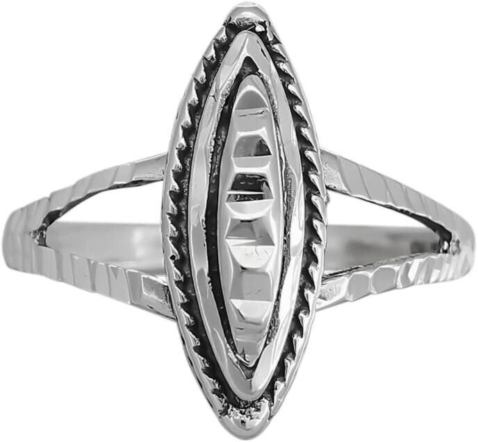 Size 6 - Diamond Cut Twisted Wire Ring