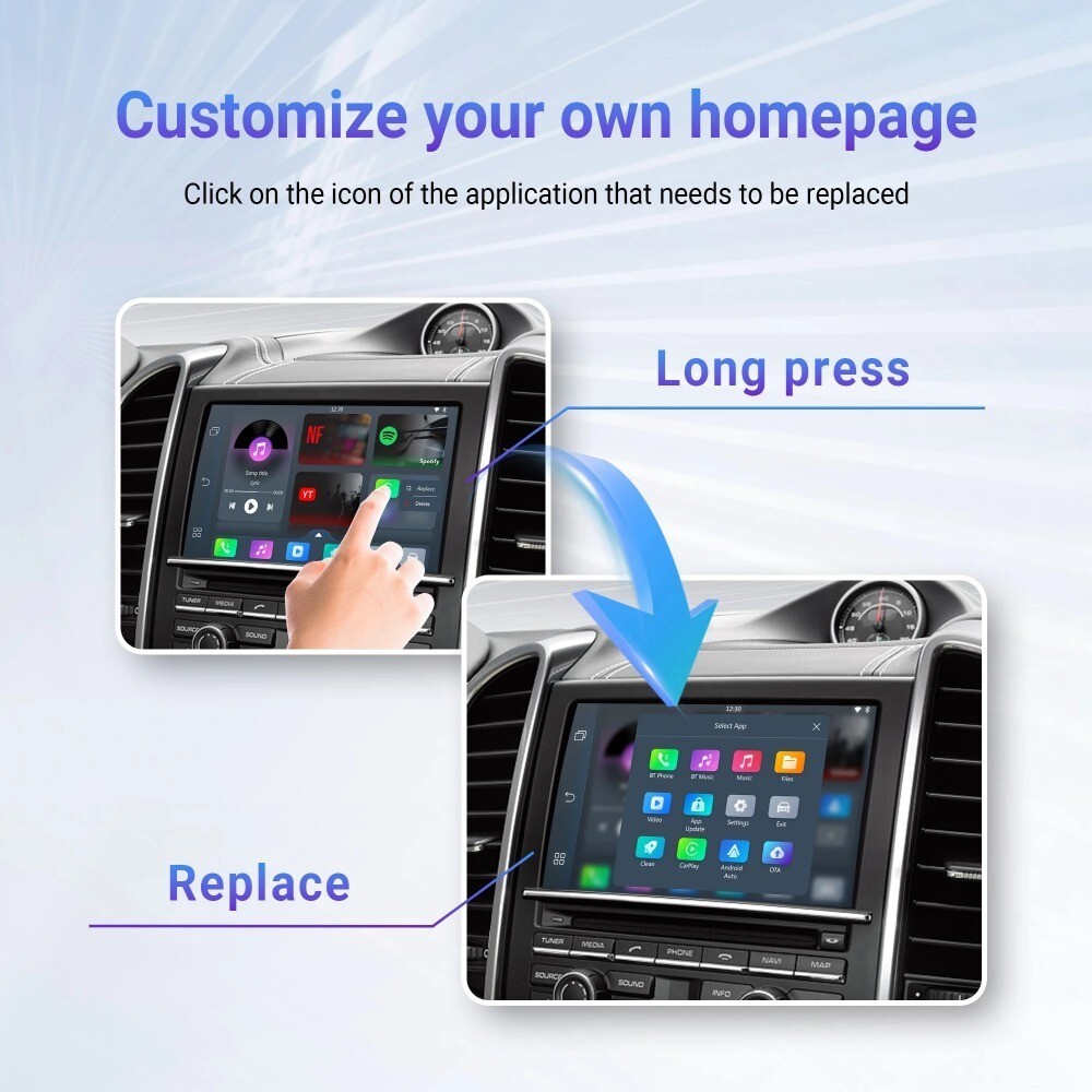 Play2Video Pro Multimedia Player Wireless Carplay & Android Auto, iOS & Android