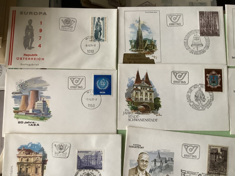 Austria postal covers 16 items Ref A2262=