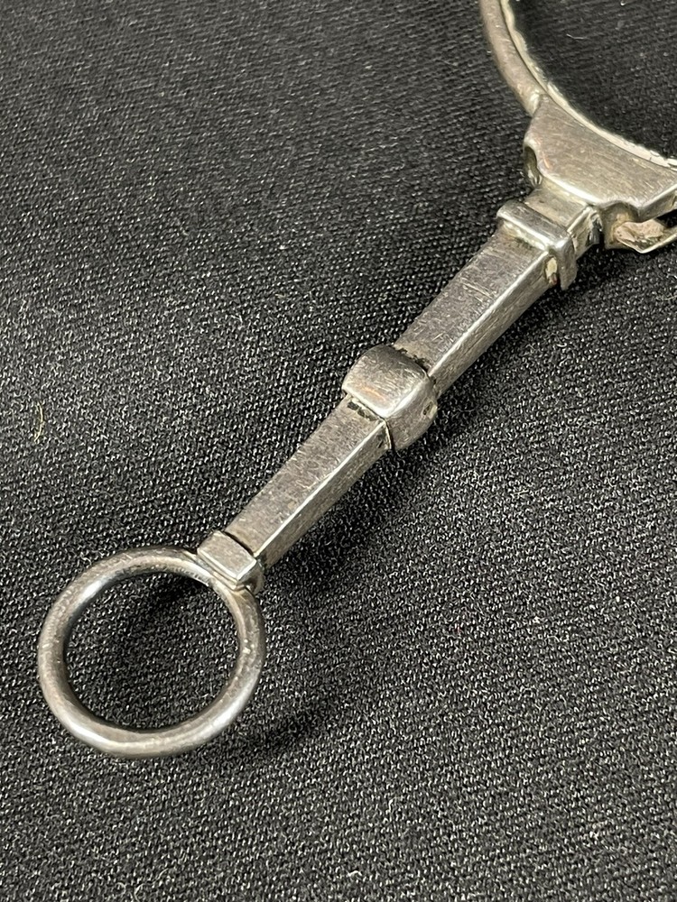 Antique Edwardian Sterling Lorgnette Pull Down Handle To Open