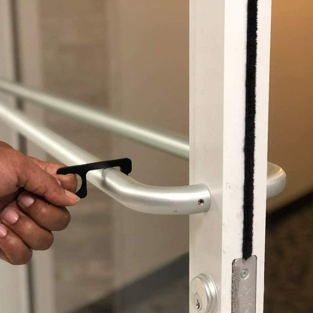 No Touch Door Opener Tool Handheld EDC Germ Key Tool Keychain (1 pack = 2 tools)