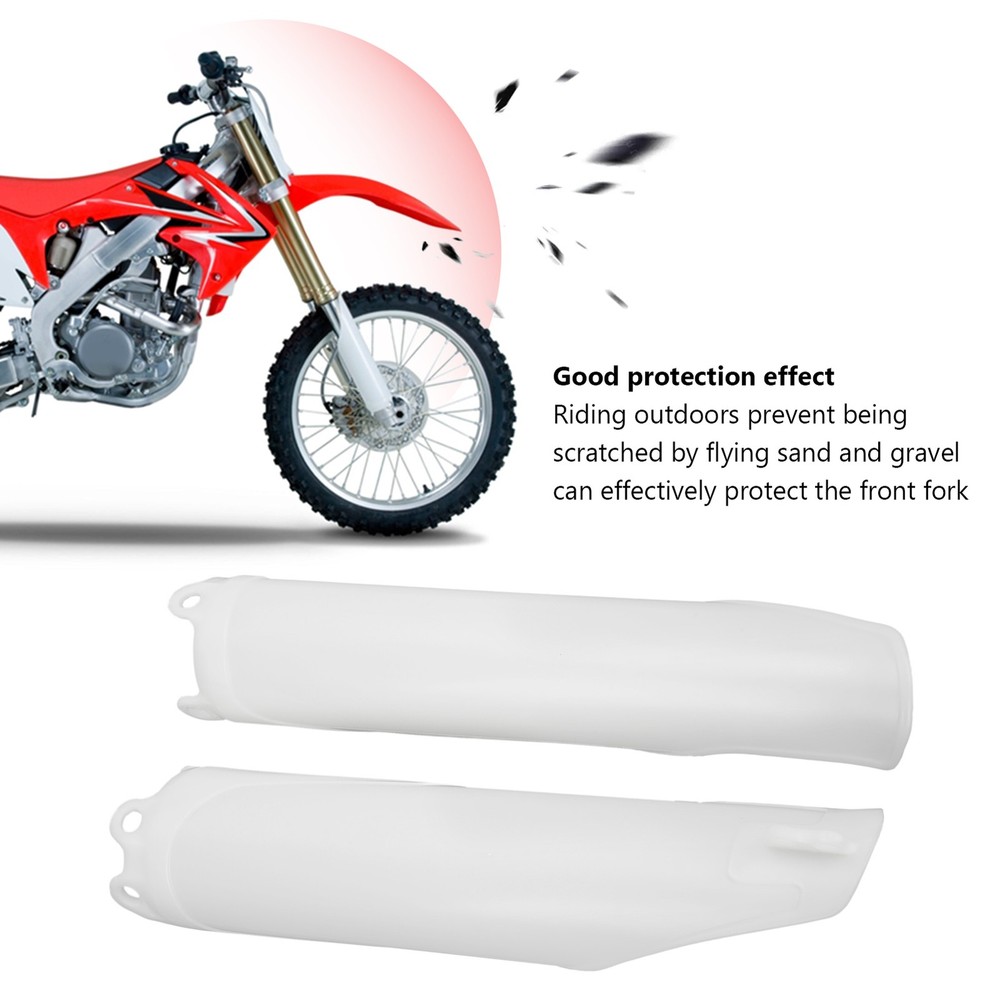 2Pcs Front Fork Tube Cover Fork Guard Protector Replacement For Cr125 Cr25 XMLO