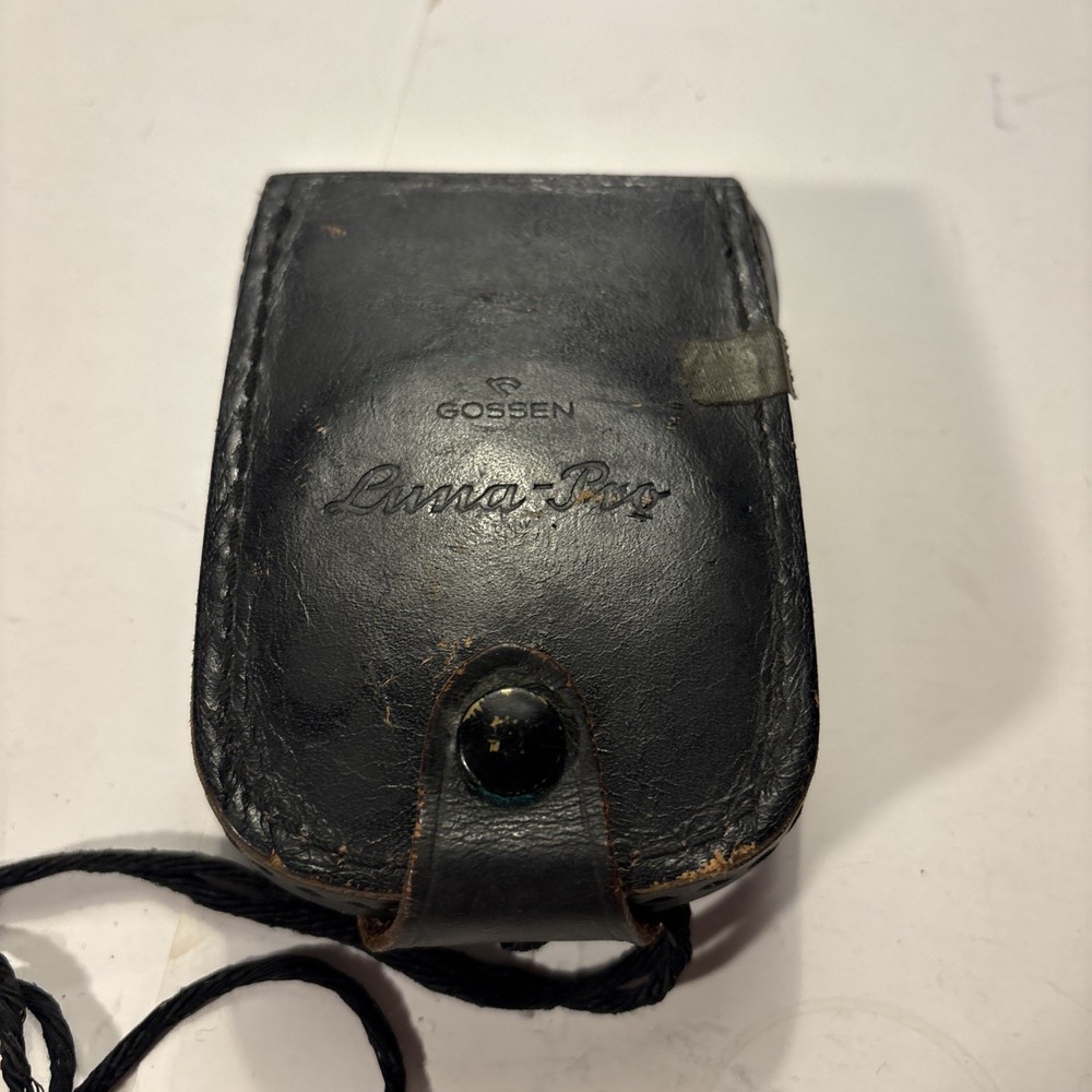 NICE GOSSEN LUNA PRO ASA Light Meter w/ Case Untested