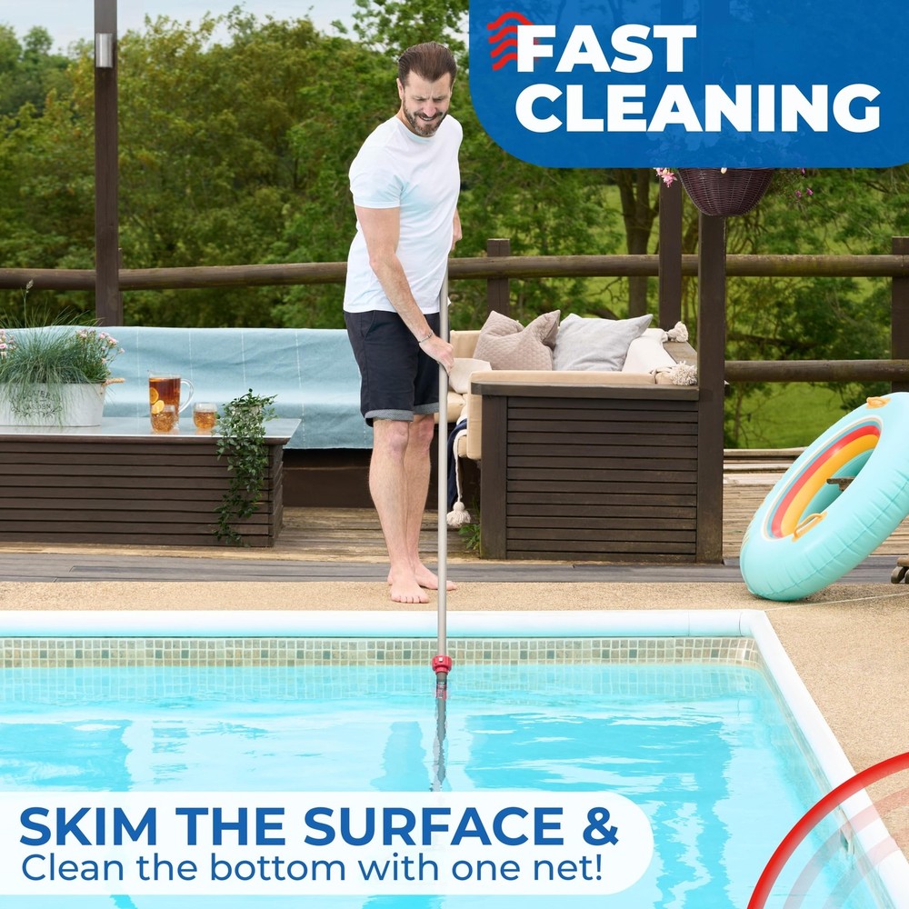 ProTuff 19.5" Fine Pool Net – 2 Year Unconditional Free Replacement –