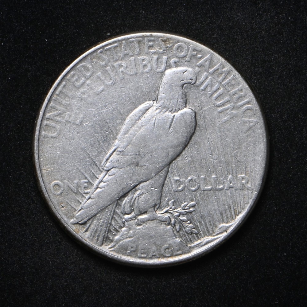 1927-S Peace Silver Dollar (cn16821)