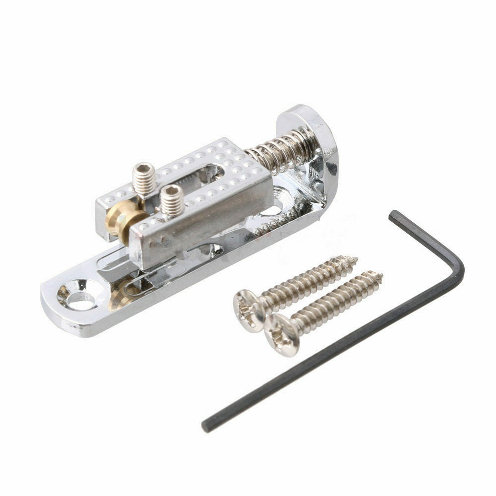 6pcs Single String Roller Saddle Guitar Bridge for cigar box banjo Silver B