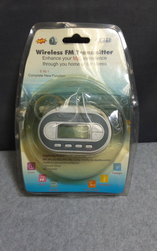 6 In 1 Wireless FM Transmitter CY-668 Tested