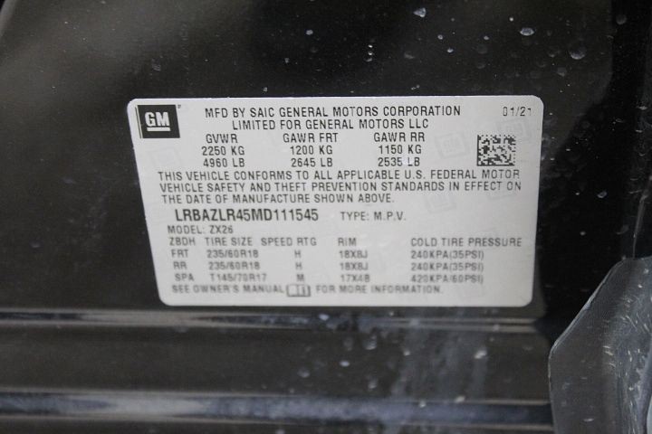 2021 Buick Envision Windshield Camera/Projector 2374421