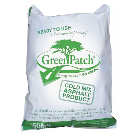 Greenpatch Gp50 Cold Patch, Bag, Black, Cold Mix Asphalt