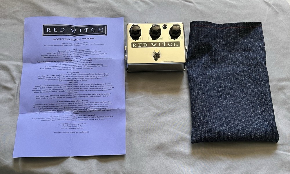 Red Witch Deluxe Moon Phaser - Chrome