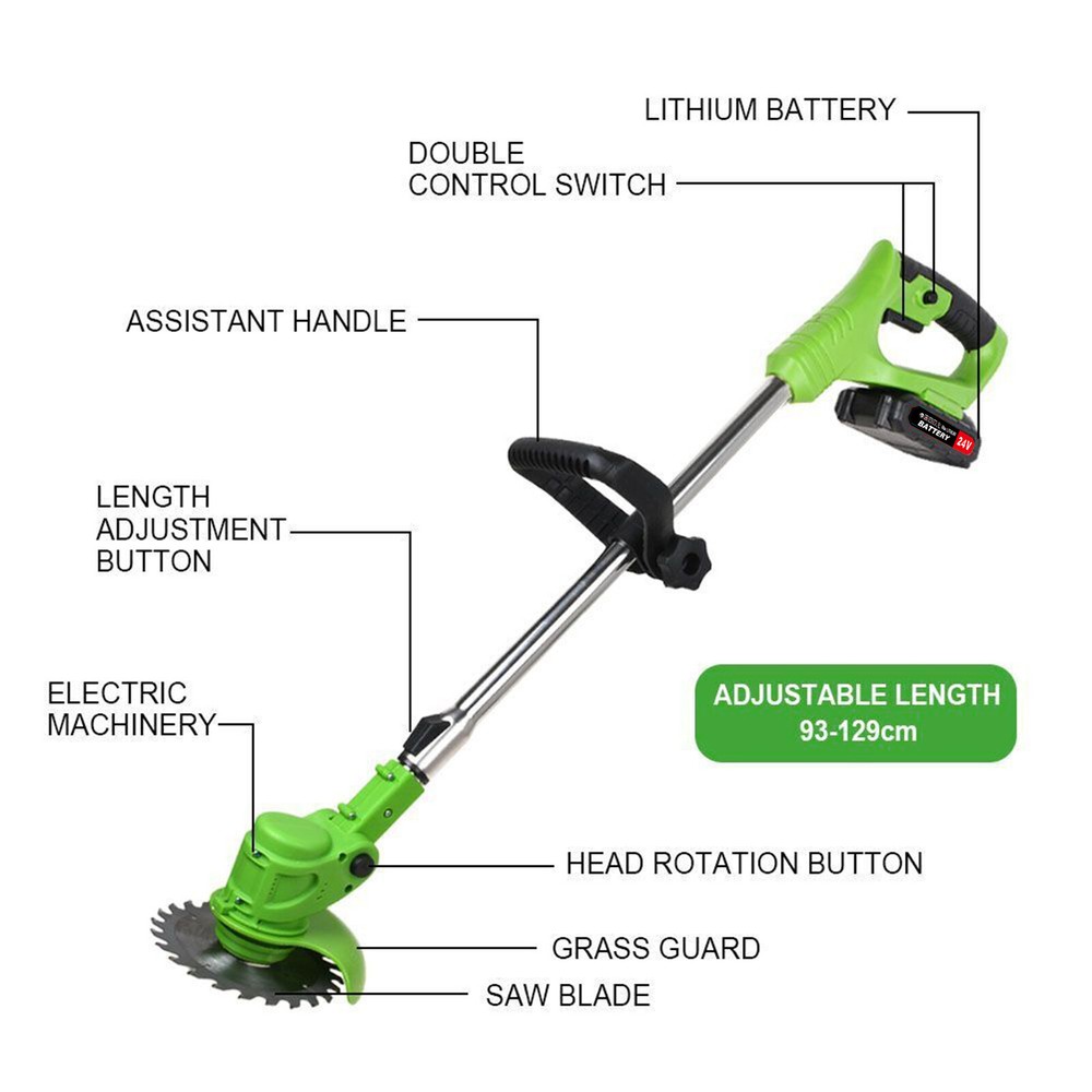 Cordless Leaf Blower/Vacuum & String Trimmer/Weed Edger Combo Kit w/ Battery NEW