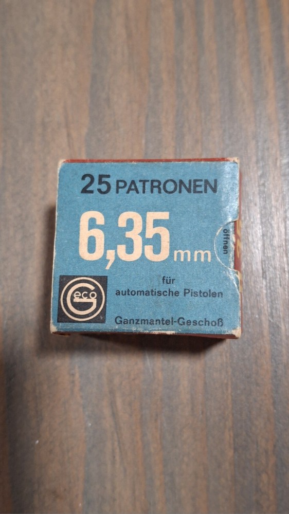 Vintage .25 Ammo Box