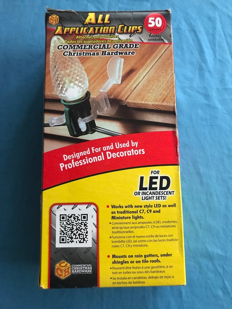 Pre-Owned 28 Count All Application Christmas / Holiday Light Clips