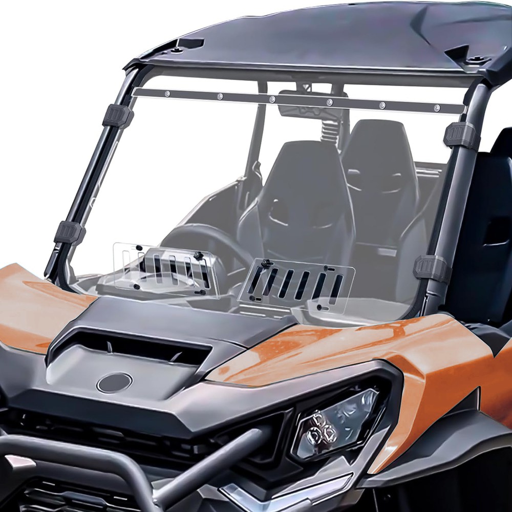 UTV Front Vented Windshield for Can Am Commander 1000R/ Max 1000R 2021-2024