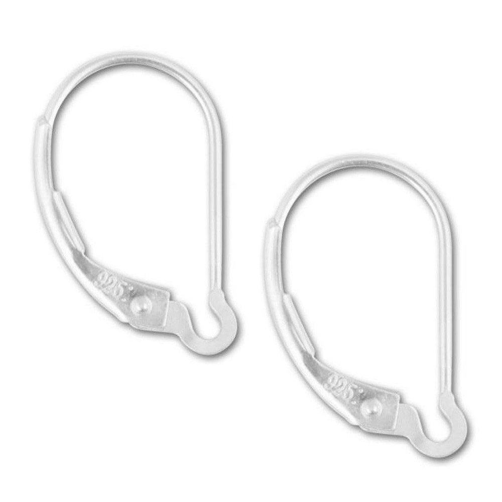 10pcs Authentic 925 Sterling Silver Hypoallergenic Interchangeable Leverback ...