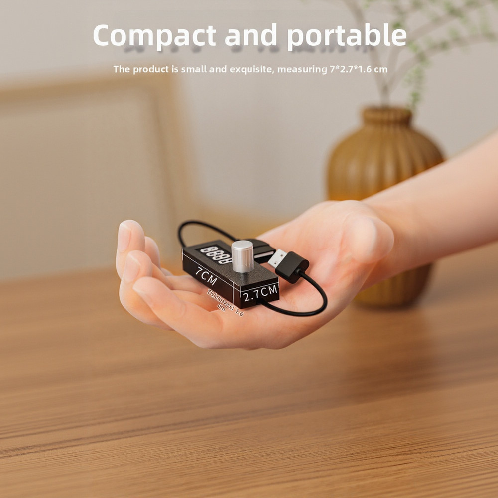 Digital USB Countdown Timer 24 Hour Adjustable with Low Voltage Safe Design