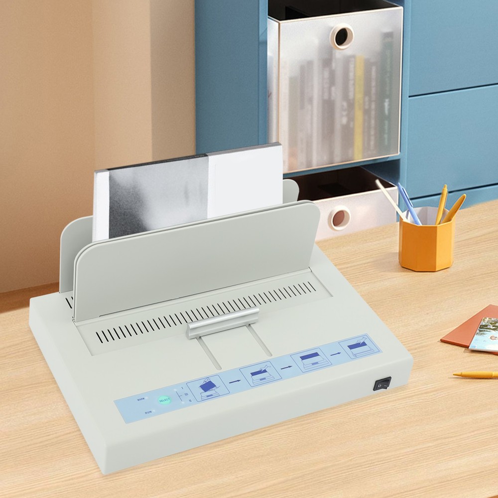 110V Perfect Binding Machine Universal Electric Book Automatic Binder USA