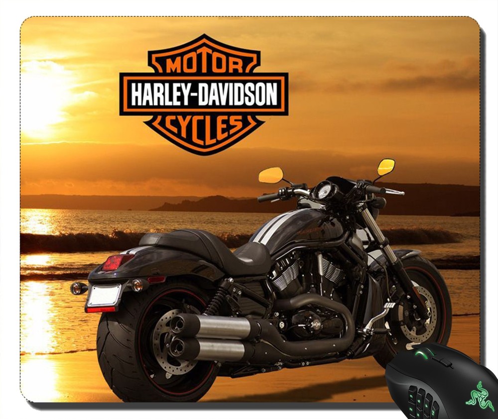 Sunset View Harley davidson mousepad macbook dell lenovo hp