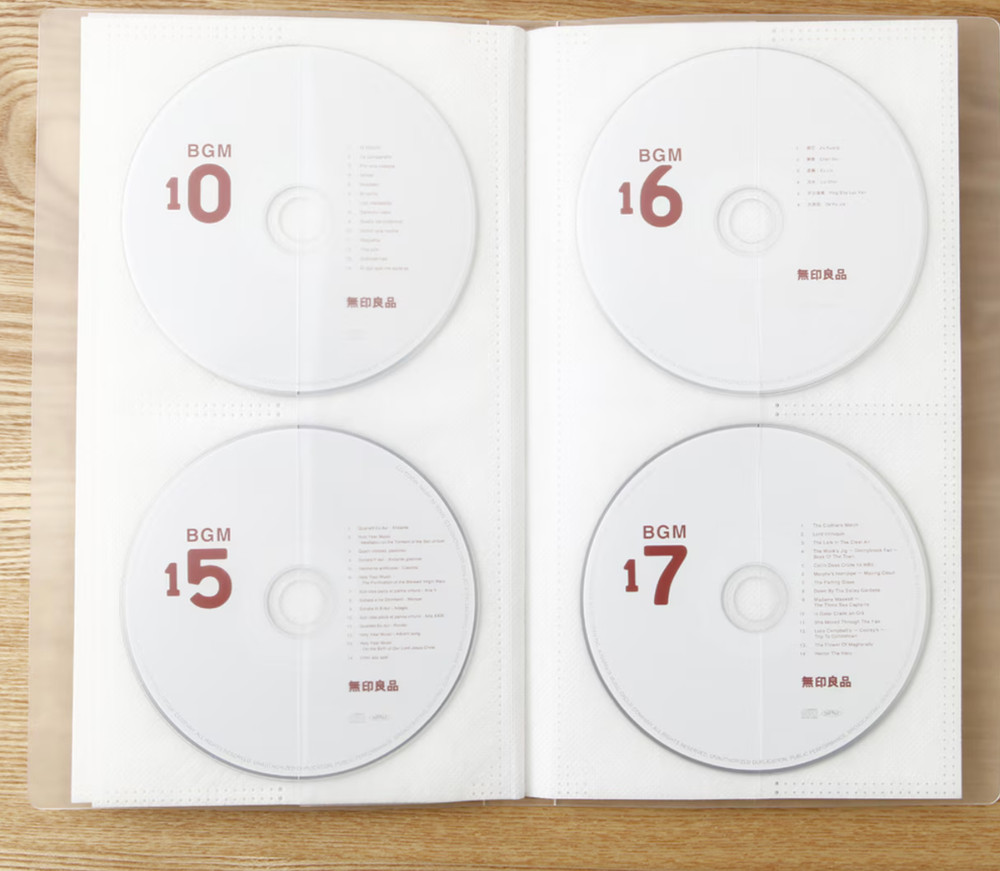 Muji CD DVD Holder 40 pockets