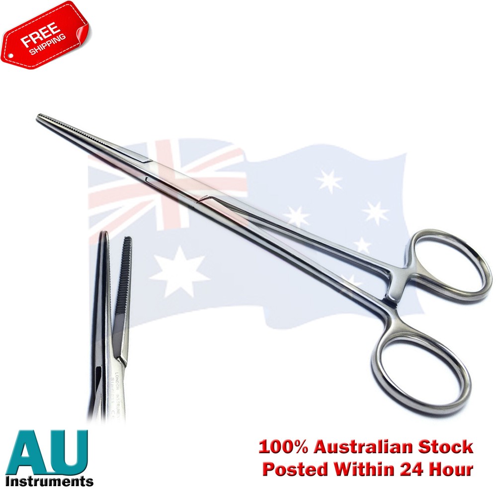 Cotton Dressing & Hemostat Kelly Locking Forceps Self Locking Dental Instruments