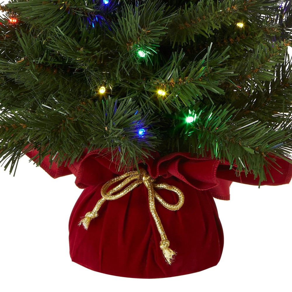 National Tree Company Pre-lit Artificial Mini Christmas Tree | Includes