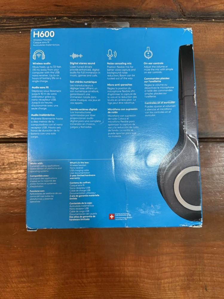 Logitech H600 Wireless headphones