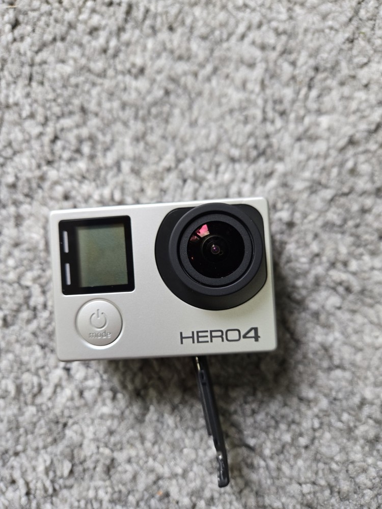 Gopro Hero 4 With Case Different Backs. Wearable Mount W/ Different Attachments