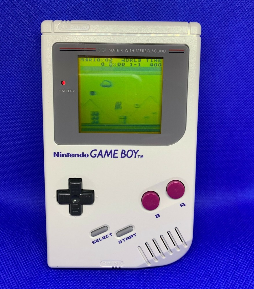 *RESTORED AUTHENTIC ORIGINAL* NINTENDO GAME BOY DMG-01 GRAY CONSOLE SYSTEM