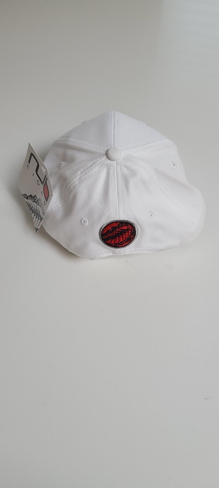 OLIVA NUB CIGAR EMBROIDERED ADJUSTABLE CIGAR CAP HAT - WHITE
