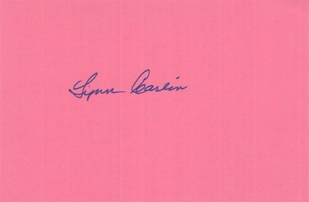Lynn Carlin- Signed Notecard