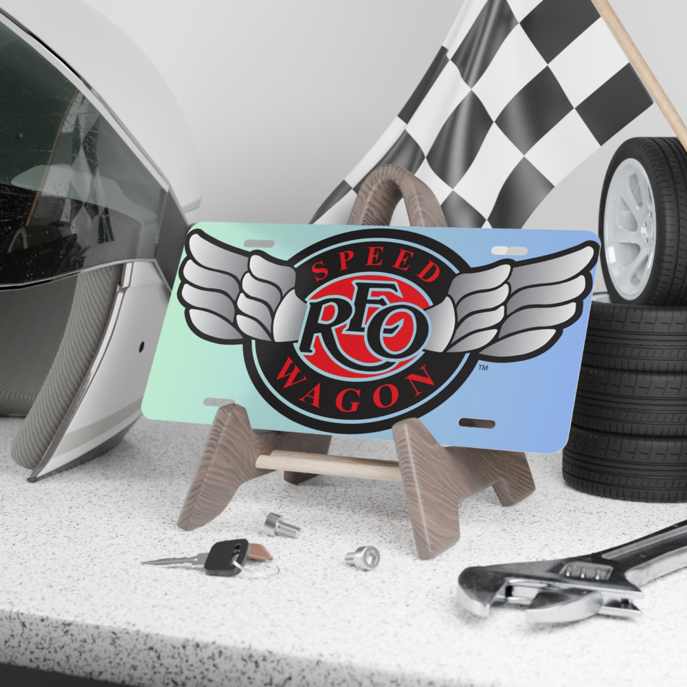 REO Speedwagon License Plate