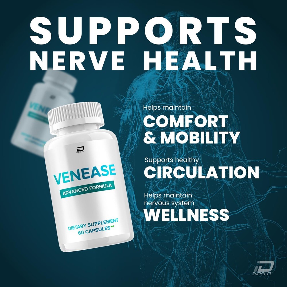(3 Pack) Venease Capsules – Venease Natural Blend Glycogen Support